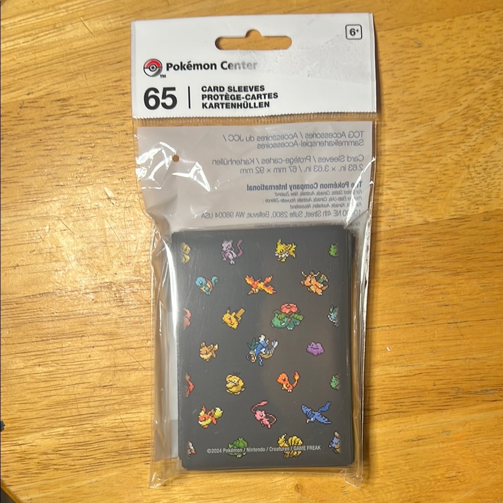 Pokemon Pixels 65 Cards Sleeves